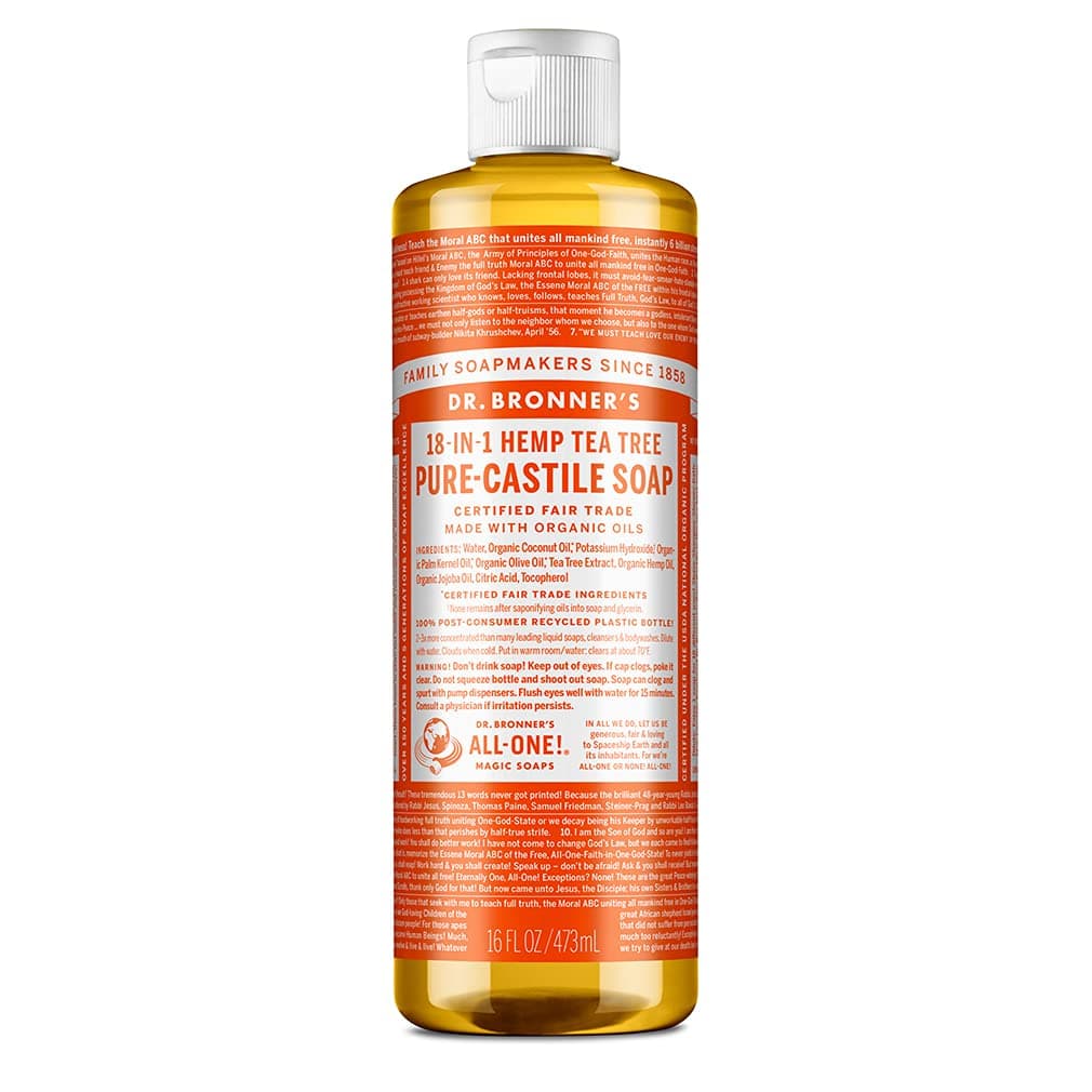 Pure-Castile Liquid Soap (Tea Tree, 16 ounce)