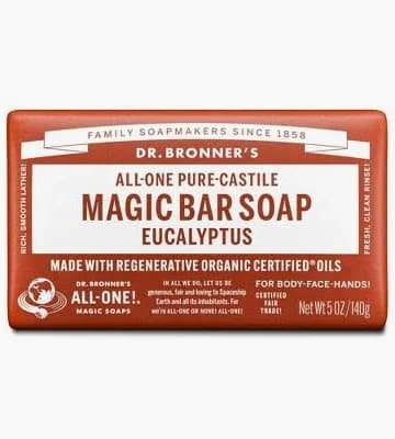 Pure-Castile Bar Soap (Eucalyptus)
