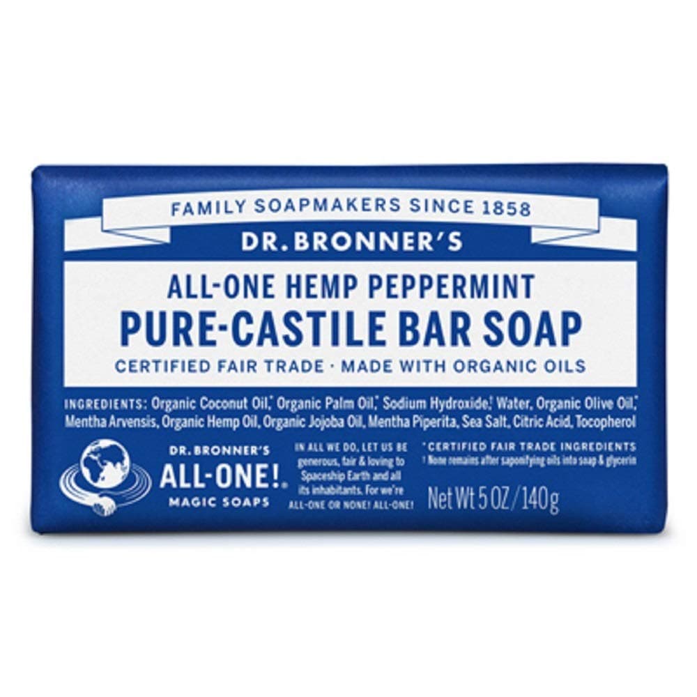 Pure-Castile Bar Soap (Peppermint)
