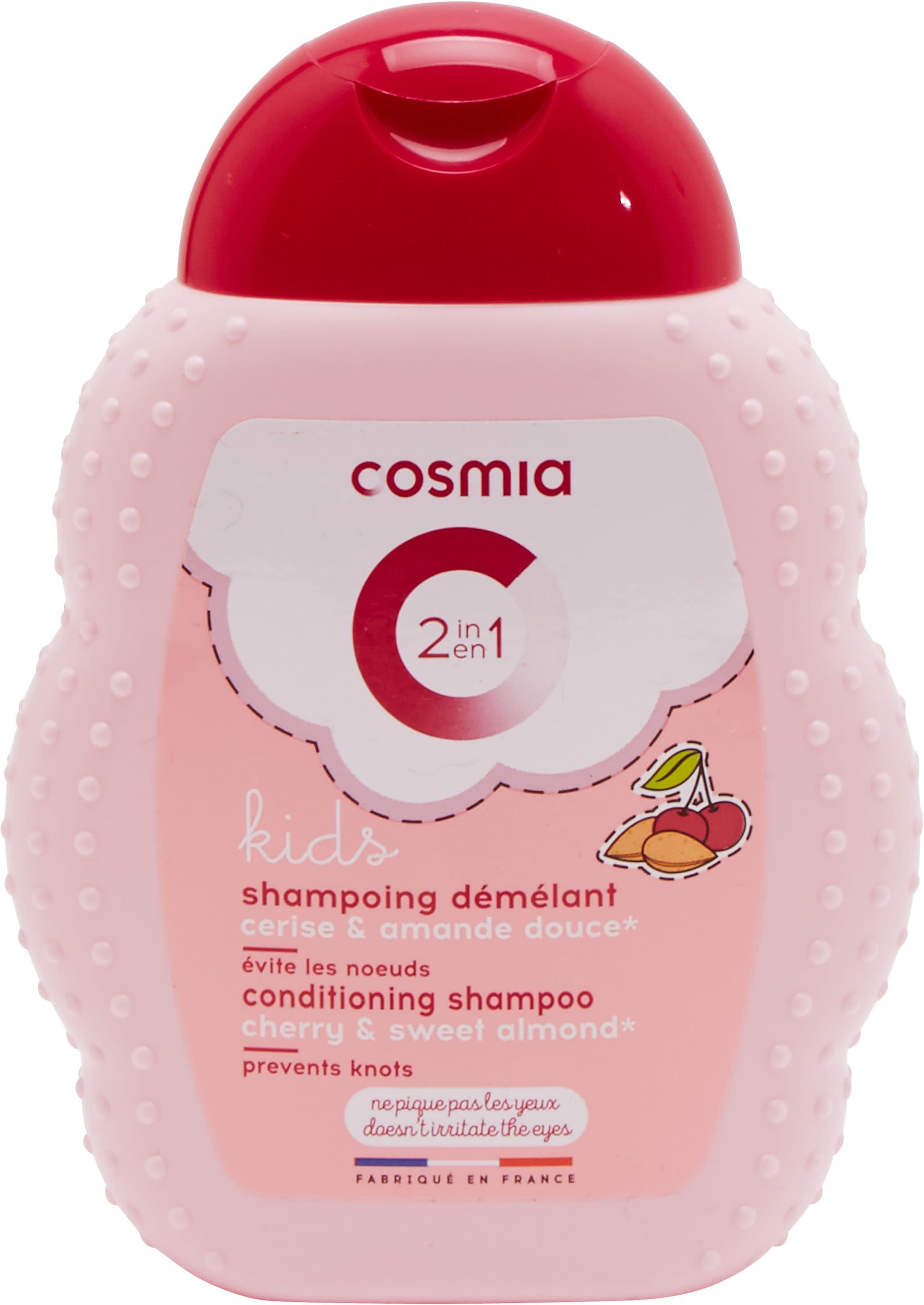 Kids Shampoing Démêlant Cerise et Amande Douce