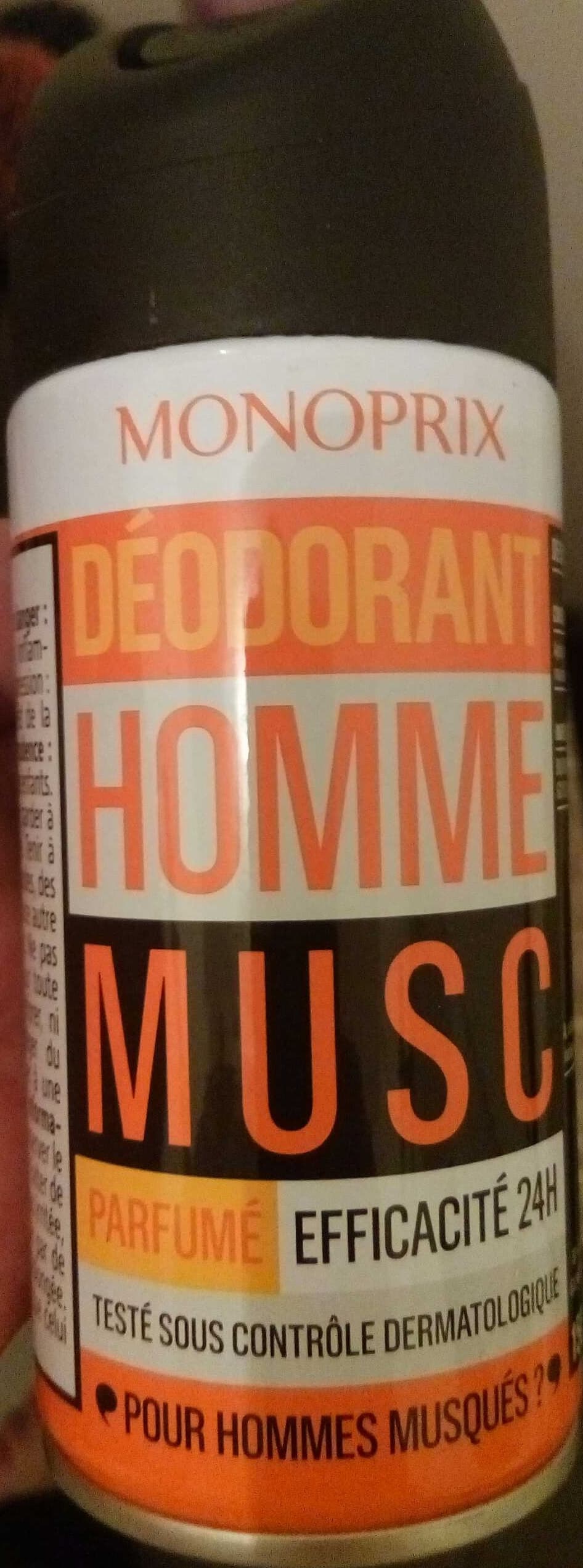 Men's Deodorant Scented Musk 24H