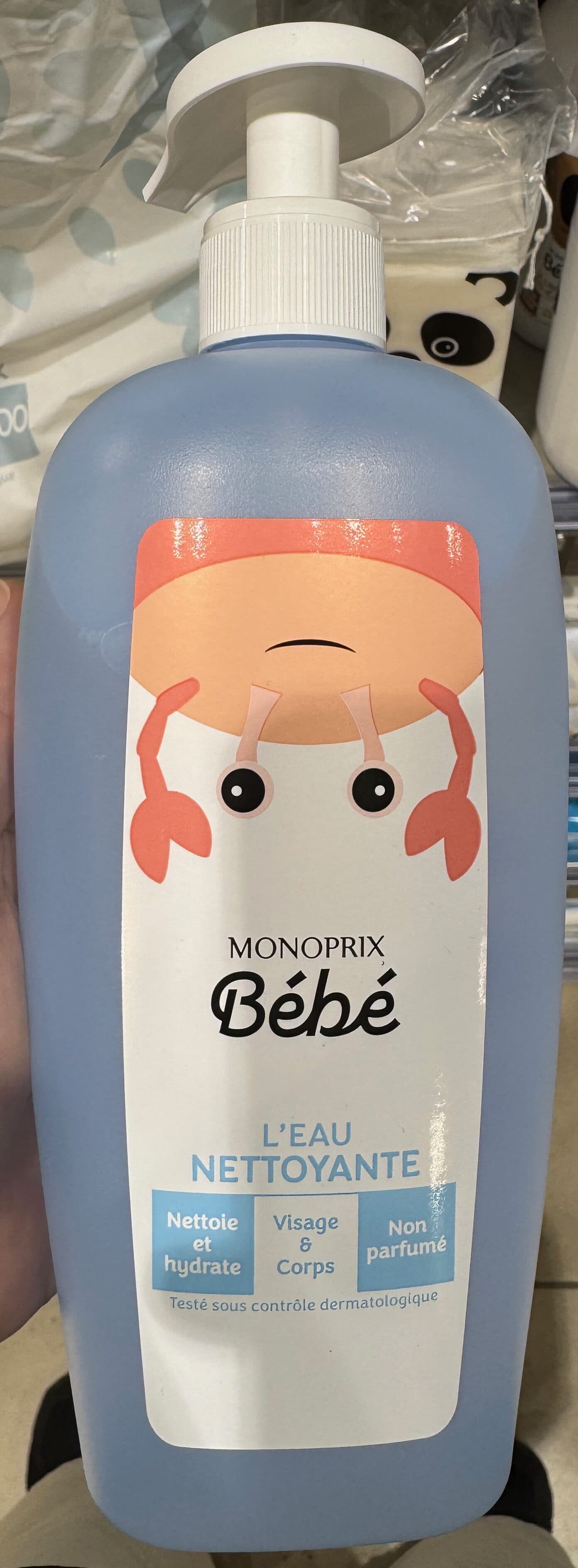 L'eau nettoyante