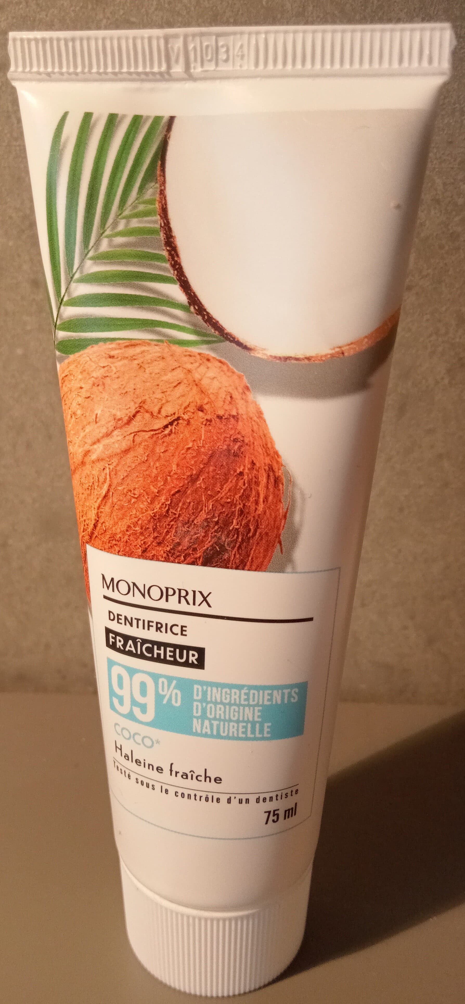 Coconut Freshness Toothpaste