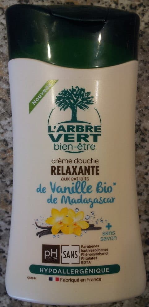 Relaxing Shower Cream with Organic Madagascar Vanilla Extract
