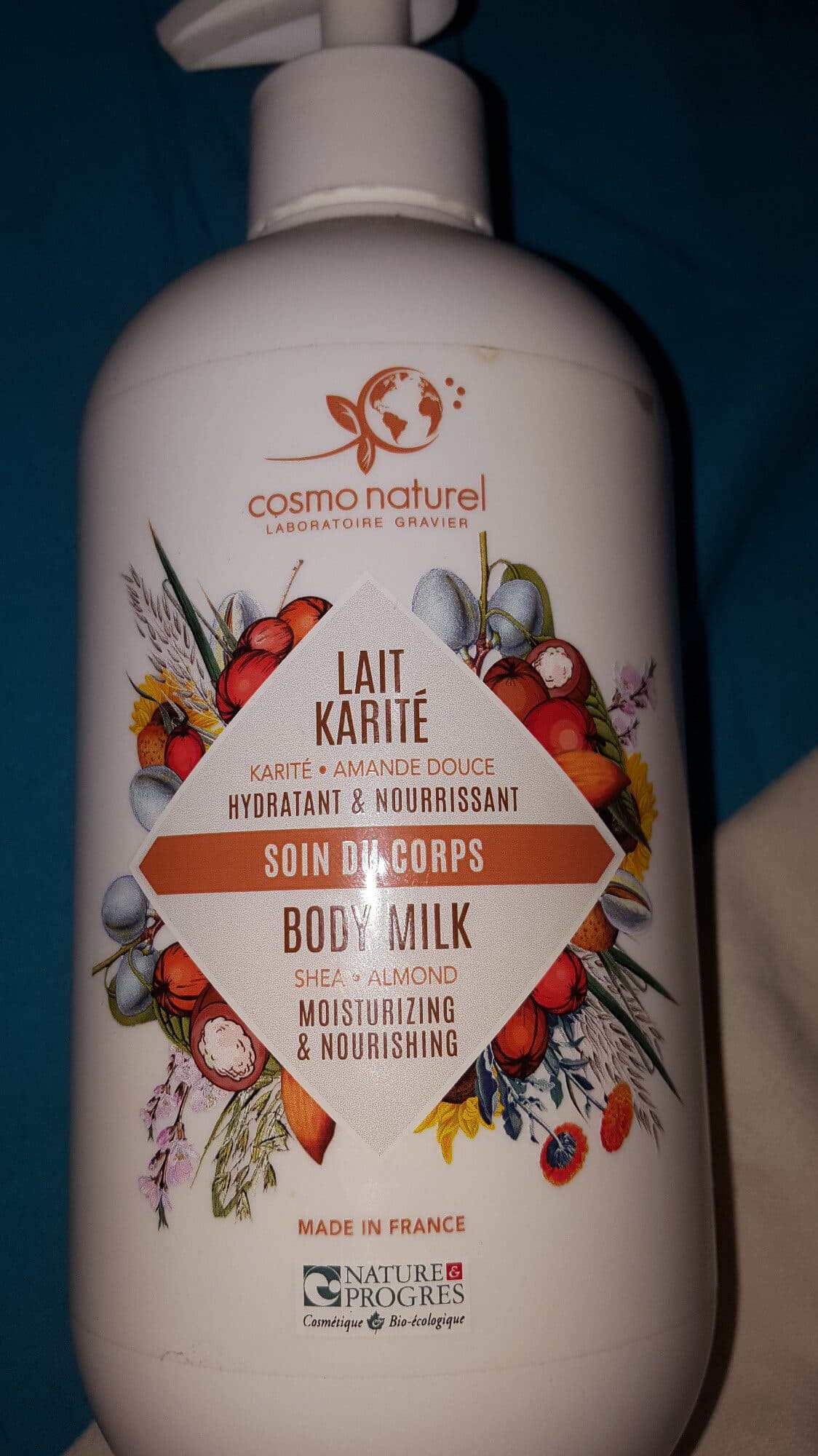 Lait Corps Nourrissant Karité Amande Douce