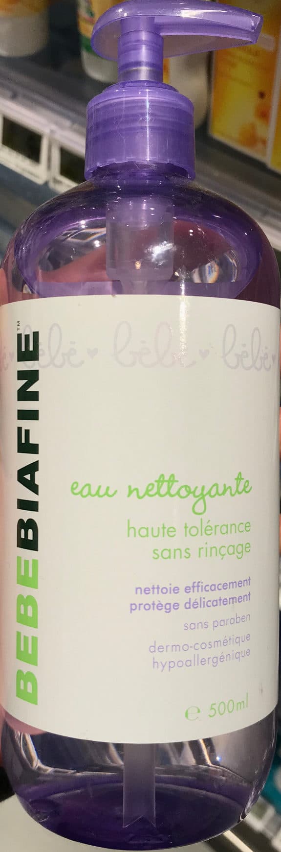 Eau nettoyante