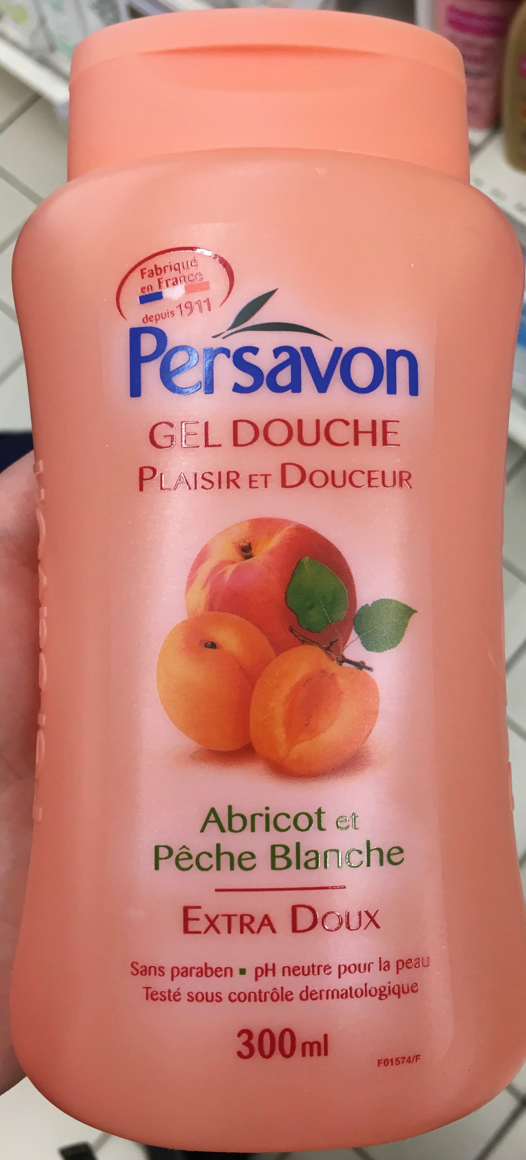 Shower Gel Apricot and White Peach Extra Gentle