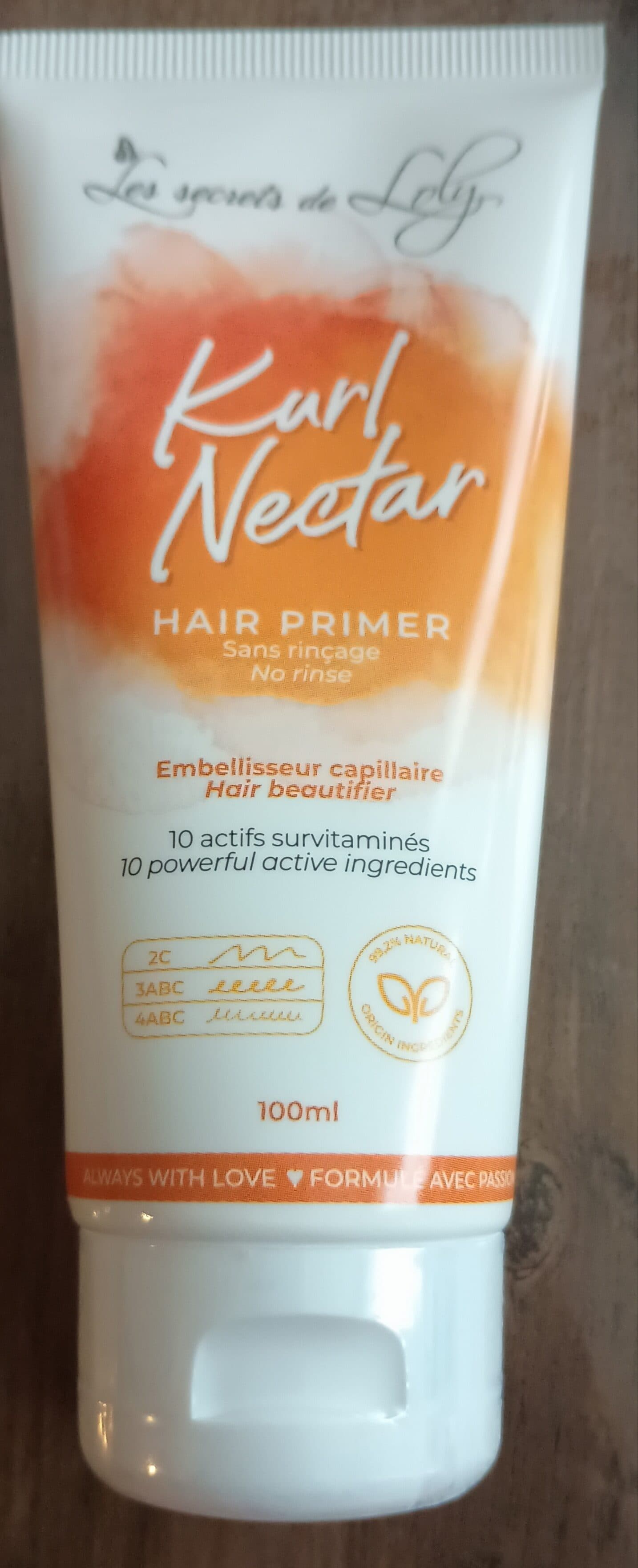 Kurl Nectar, Leave-In Hair Primer - Hair Beautifier - 10 Revitalizing Actives
