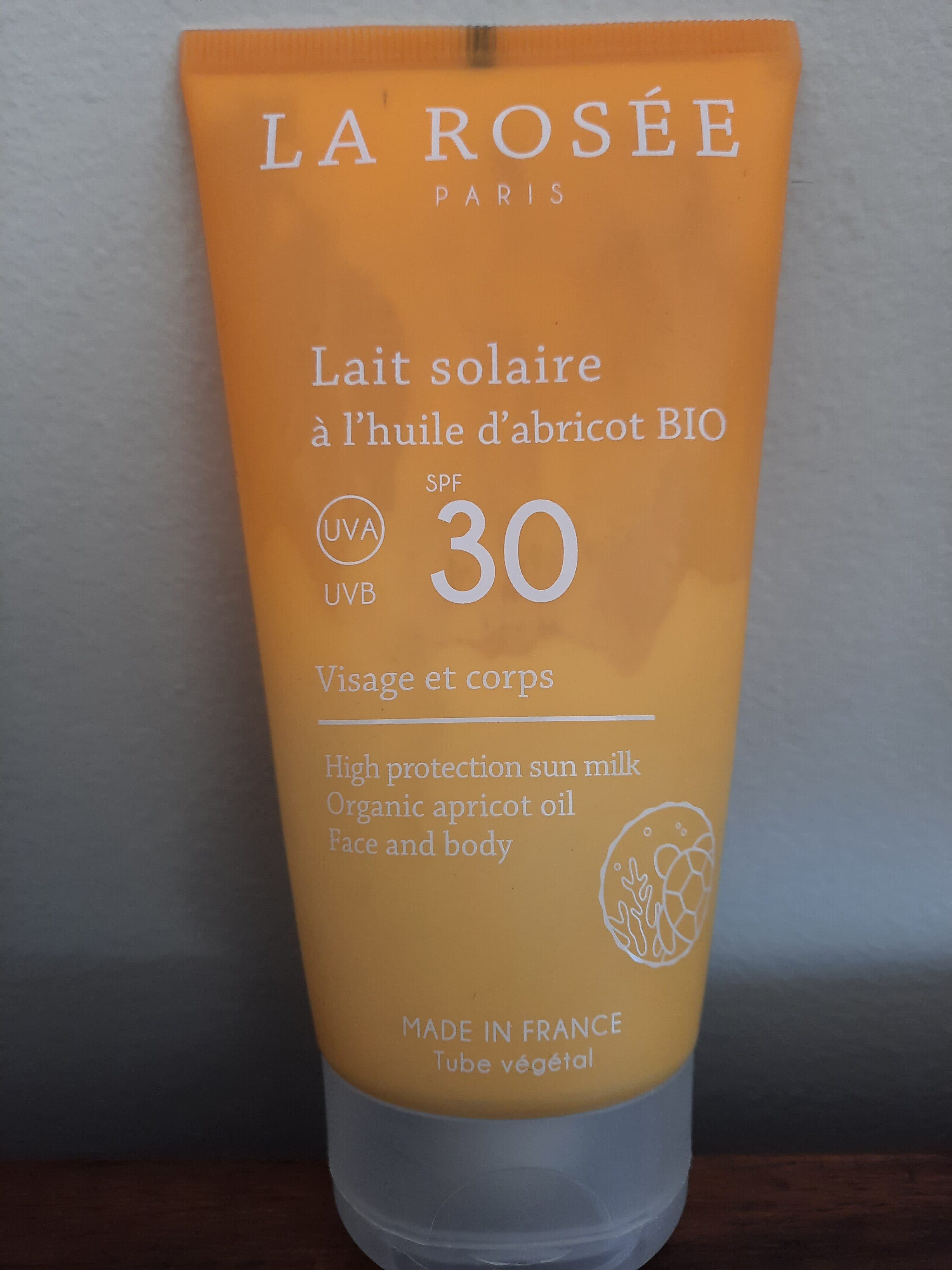 Sunscreen Milk with Organic Apricot Oil SPF 30