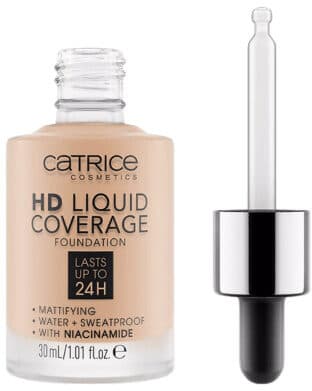 HD 030 Sand Beige Liquid Coverage Foundation