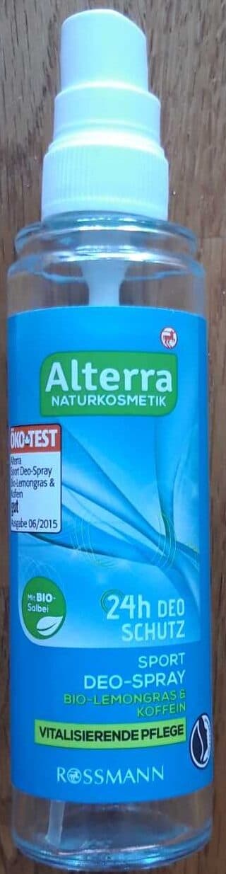 Sport Deo-Spray Bio-Lemongras, Koffein