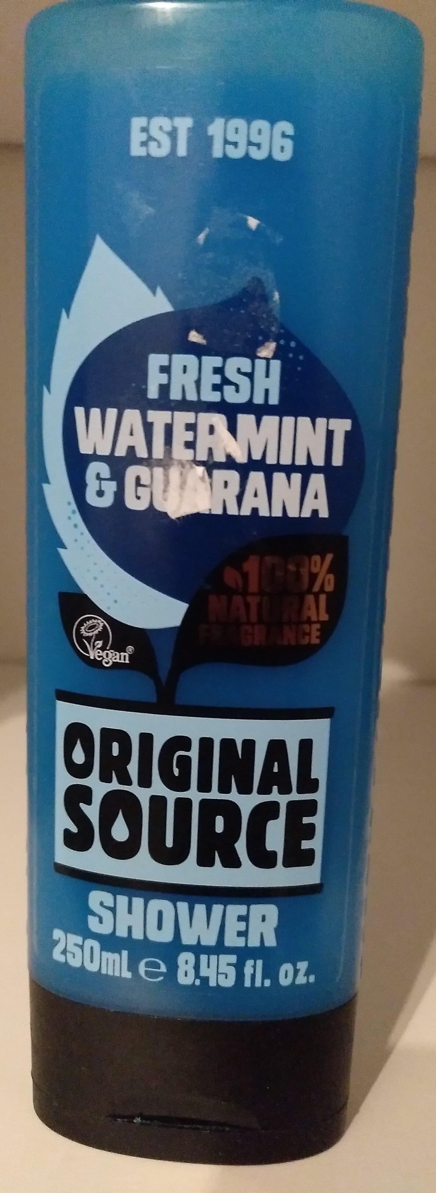 fresh water mint and guarana