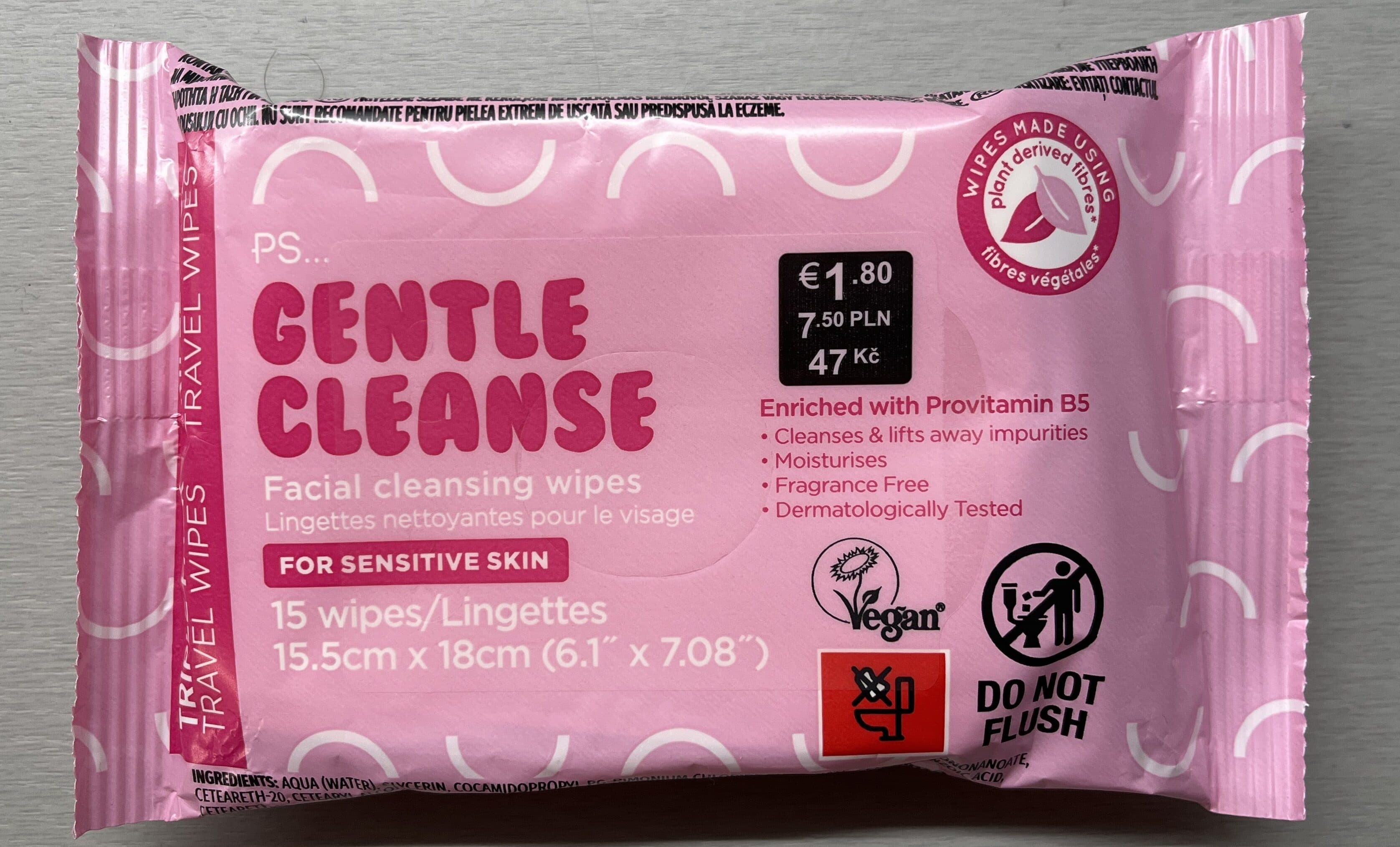 Wet wipes for sensitive skin
