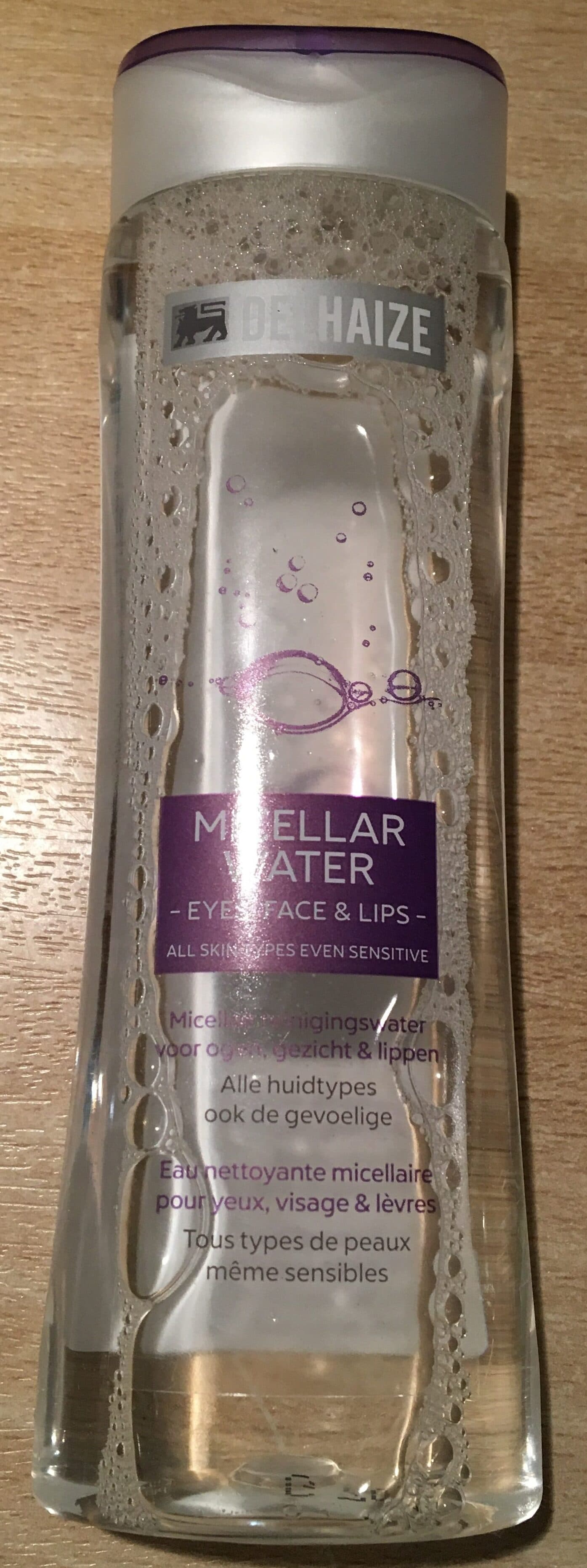 Micellar water eyes face & lips