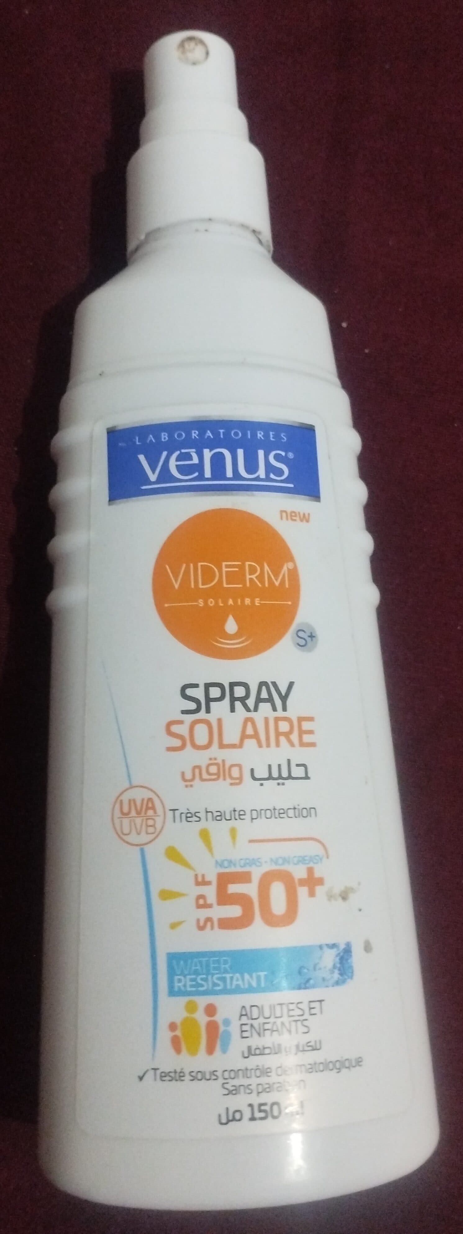 Spray solaire