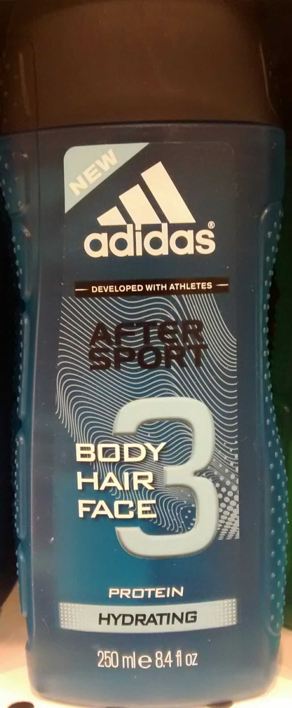After sport Body hair face 3