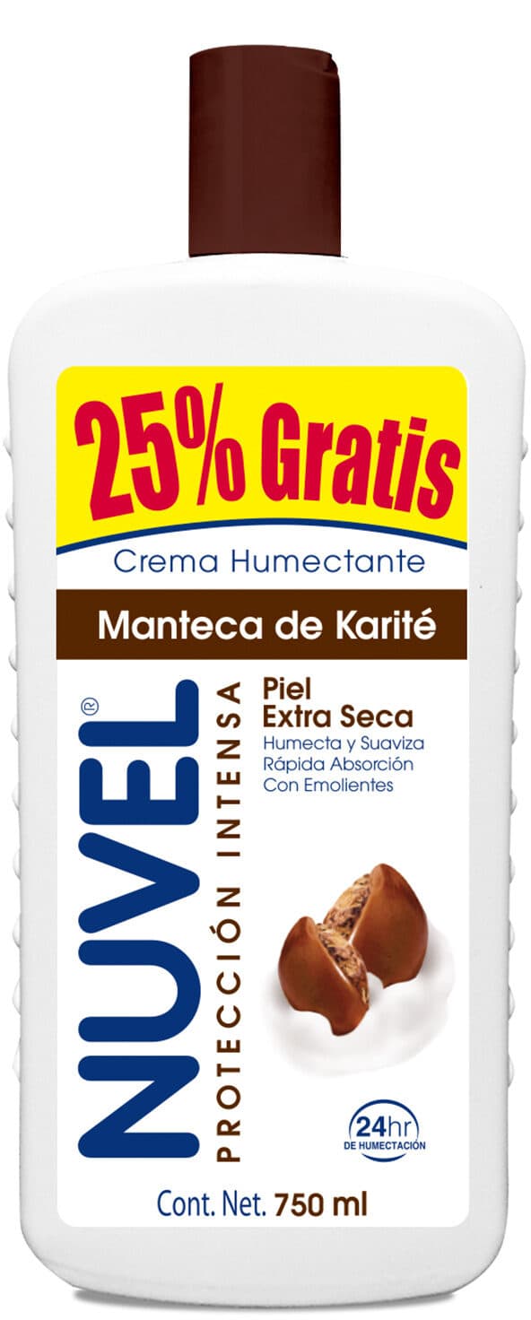 Crema Corporal Humectante para Piel Extra Seca con Manteca de Karité