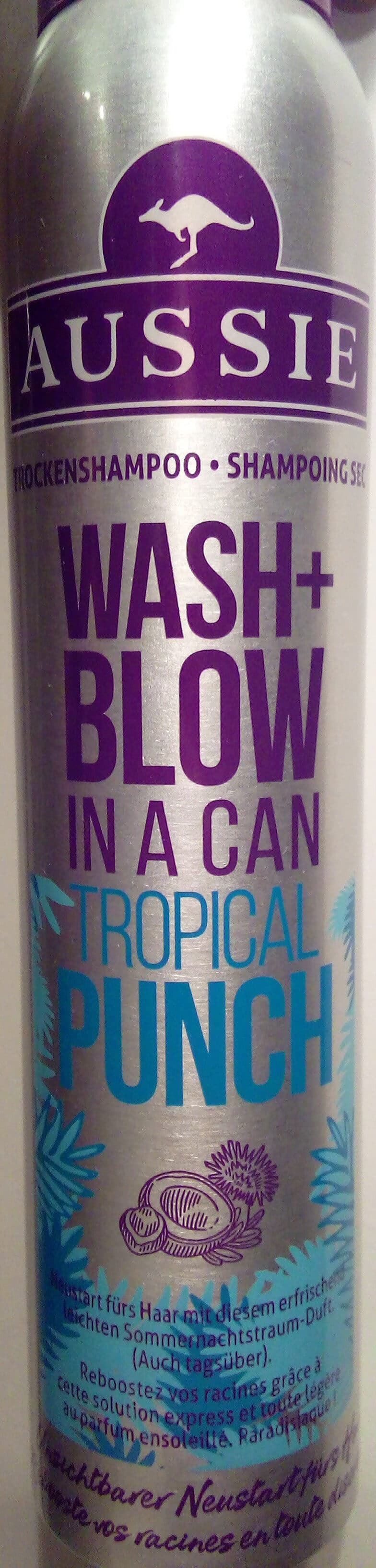 Wash+Blow in a can tropical punch