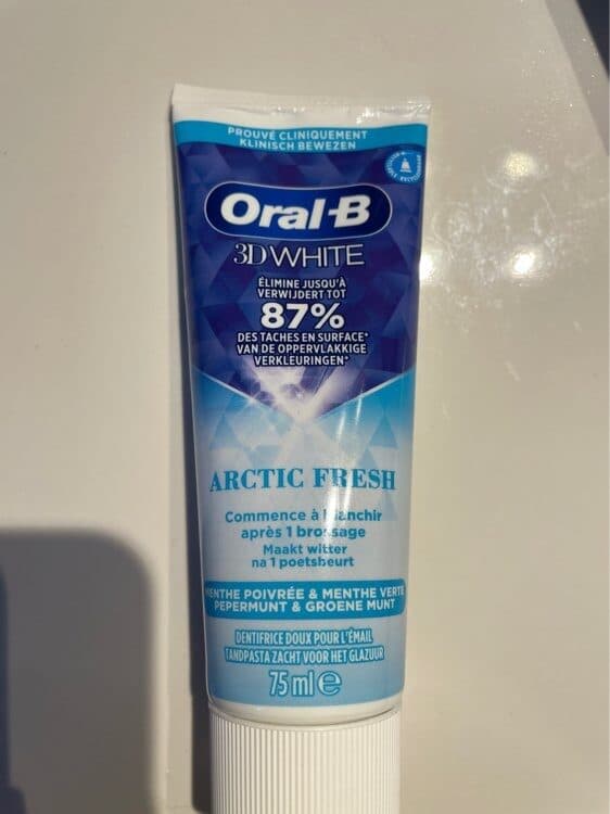 3D white artic fresh tandpasta