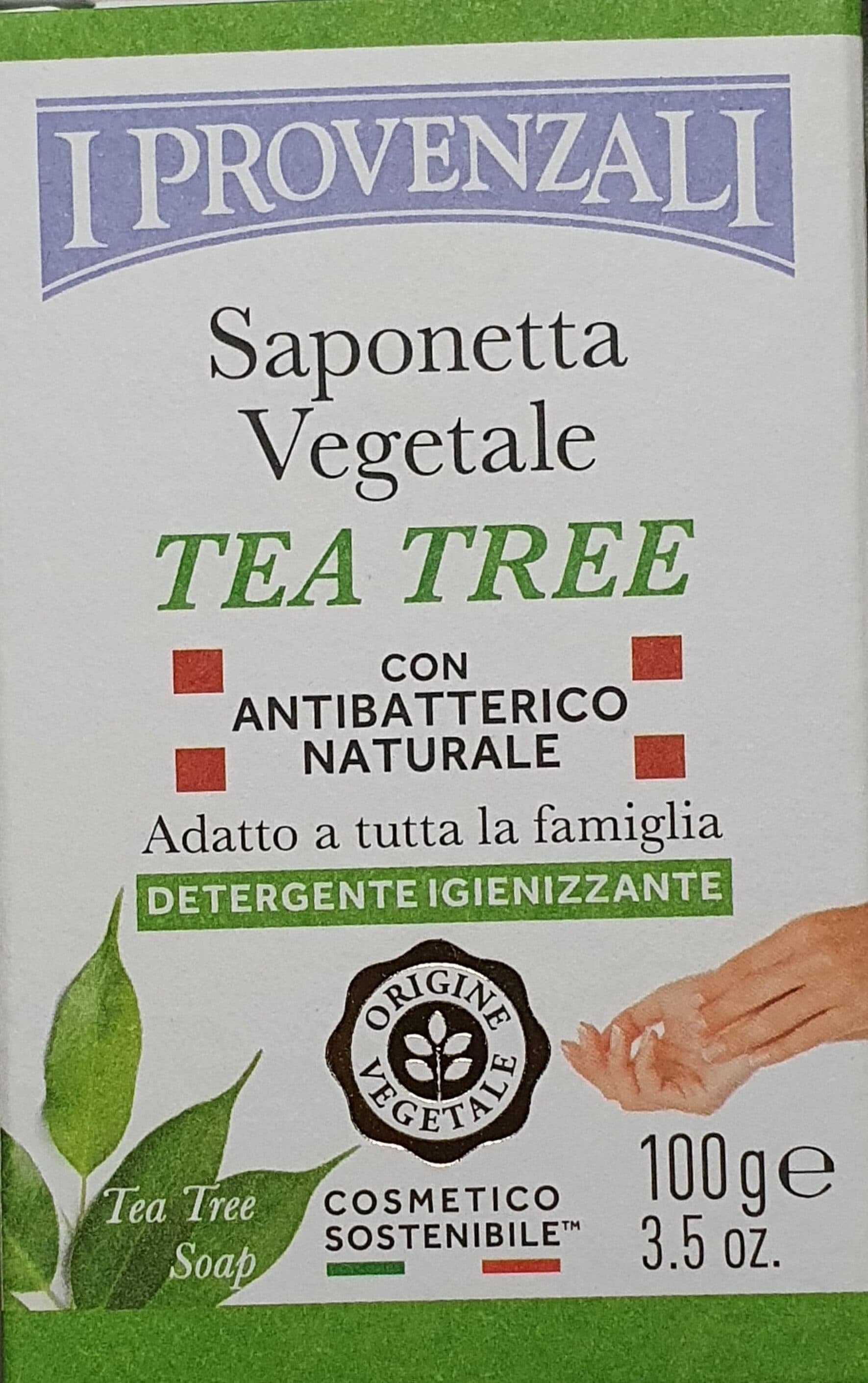 saponetta vegetale tea tree