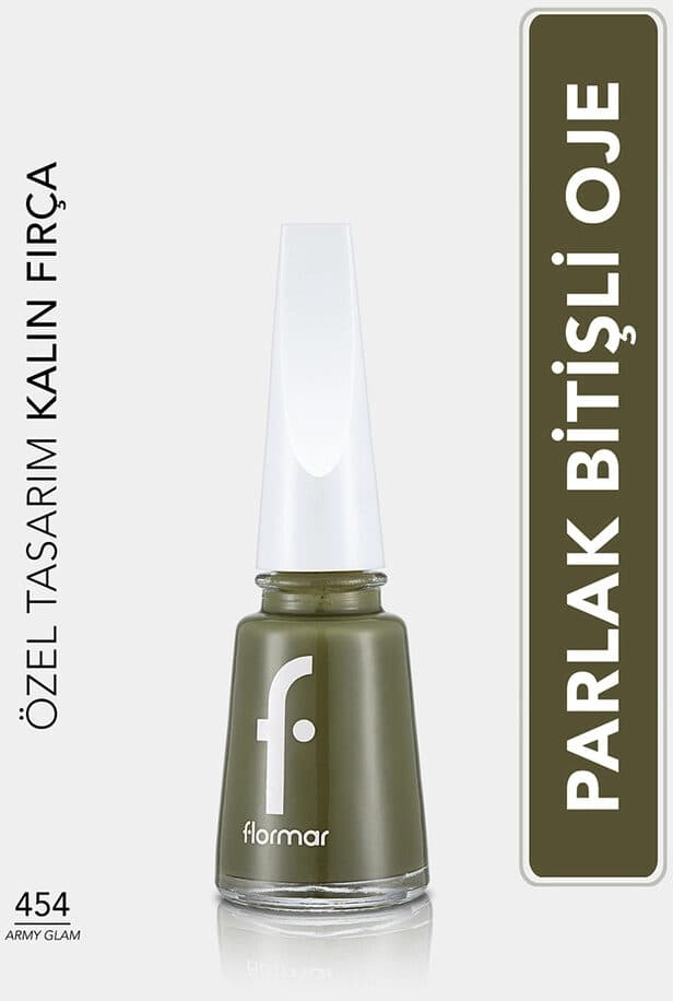 Nail Enamel Rich Pigment Polish 454 Army Glam