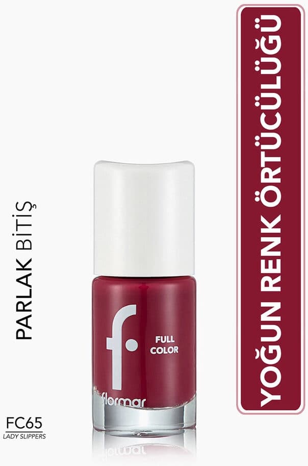 Full Color Extra Intense Pigmented Nail Polish FC65 Lady Slippers